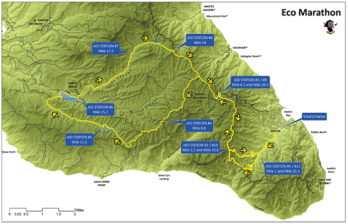 eco marathon course map